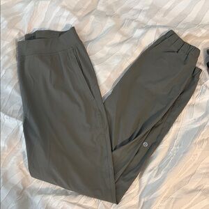 Women’s green Lululemon joggers